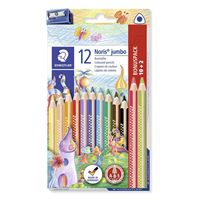 STAEDTLER NORIS KURUBOYA JUMBO 128 NC12P1 12 RENK(+2 HEDİYE) 1