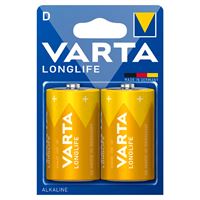 VARTA LONGLİFE PİL D BÜYÜK BOY 1.5V 2 Lİ ALKALİNE 1