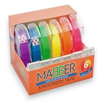 MABER BANT RENKLİ 12x33 KESME MAKİNELİ 6 LI MR-RBX-003 1