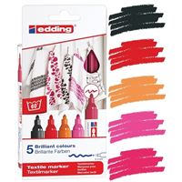 EDDİNG KUMAŞ KALEMİ 5 Lİ 4500-5S-999 WARM 1