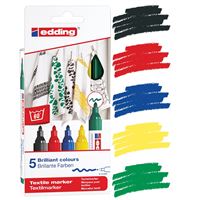EDDİNG KUMAŞ KALEMİ 5 Lİ 4500-5S-000 BASİC 1