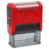 MOBİSTAMPS KAŞE 4313 KIRMIZI KEÇE 22x58 MM 1