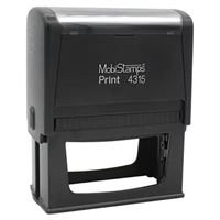 MOBİSTAMPS KAŞE 4315 KIRMIZI KEÇE 38x77 MM 1