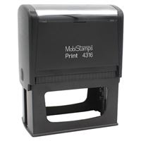 MOBİSTAMPS KAŞE 4316 MAVİ KEÇE 48x90 MM 1