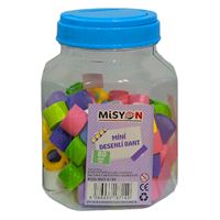 MİSYON BANT MİNİ PASTEL SİMLİ KAVANOZ 80 Lİ MSY-0195 1