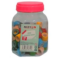 MİSYON BANT MİNİ MAT DÜZ KAVANOZ 80 Lİ MSY-0196 1