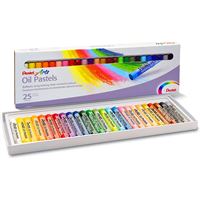 PENTEL YAĞLI PASTEL BOYA 25 RENK PHN-25U 1
