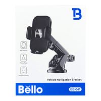 BELLO ARAÇ İÇİ TELEFON TUTUCU BE-041 VAKUMLU SİYAH 1