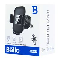 BELLO ARAÇ İÇİ TELEFON TUTUCU BE-053 KLİPSLİ SİYAH 1