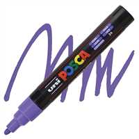 UNİ POSTER MARKÖRÜ POSCA PC-5M 1.8-2.5 LİLA 6 LI 1