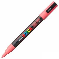UNİ POSTER MARKÖRÜ POSCA PC-3M 09-1.3 MERCAN PEMBE 6 LI 1