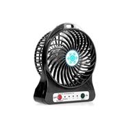 POLYGOLD PORTABLE FAN PG-631 MASAÜSTÜ MİNİ SİYAH ŞARJLI 1