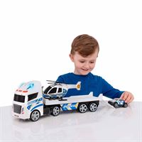 SUNMAN POLİS HELİKOPTERİ 11OO3 POLİCE TRANSPORTER IŞIKLI PİLLİ SESLİ 3+ 1