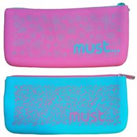 MUST KALEM ÇANTASI 584837 SİLİKON DESENLİ DÖRT RENK TEK BÖLMELİ 1