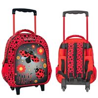 MUST ÇEKÇEKLİ ANAOKUL ÇANTASI 584998 UĞUR BÖCEĞİ ÇİFT BÖLMELİ 1