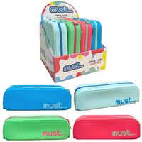 MUST KALEM ÇANTASI 585642 SİLİKON PASTEL 4 RENK TEK BÖLMELİ 1