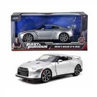 SİMBA JADA FAST FURİOUS 3203082 BRİANS NİSSAN GT-R DİE CAST METAL ARABA 1:24 8+ 1
