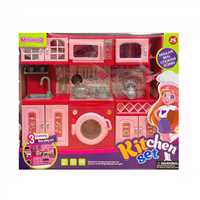 PASİFİK MİNİ WORLD KİTCHEN YQL153-2 MUTFAK SETİ 3 LÜ 36M+ 1