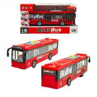 PASİFİK OTOBÜS A1119-4 CİTY BUS 1:16 SESLİ IŞIKLI PİLLİ 3+ 1