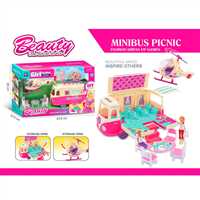 PASİFİK BEAUTY 8030 KARAVAN OYUN SETİ HELİKOPTERLİ 3+ 3