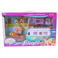 PASİFİK FRİENDS 7887D AKSESUARLI KARAVAN OYUN SETİ 3+ 1