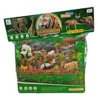 DIY TOYS ANİMAL WORLD DZDW-3 ORMAN HAYVANLARI SETİ HALKALI 3+ 1