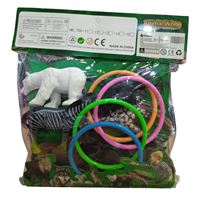 DIY TOYS ANİMAL WORLD DZDW-3 ORMAN HAYVANLARI SETİ HALKALI 3+ 5