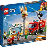 LEGO CİTY 60214 BURGER BAR F RESCUE-4 1