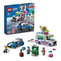 LEGO CİTY 60314 İCE CREAM TRUCK POLİCE C 317 PARÇA 5+ 1