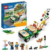 LEGO CİTY 60353 MİSSİONS ANİMAL VAHŞİ HAYVAN KURTARMA GÖREVİ 246 PARÇA 6+ 1