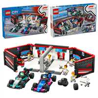 LEGO CİTY 60444 F1 GARAGE MERCEDES AMG ALPİNE CARS 678 PARÇA 7+ 1