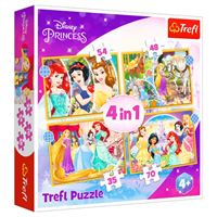 TREFL PUZZLE 34385 PRİNCESS 4IN1 4+ 1