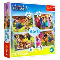 TREFL PUZZLE 34615 ENCANTO 4IN1 4+ 1
