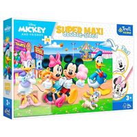 TREFL PRİMO PUZZLE 41005 SUPER MAXİ MİCKEY AND FRİENDS ÇİFT TARAFLI 3IN1 24 PARÇA 3+ 1