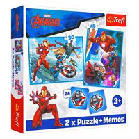 TREFL PUZZLE 93333 MARVEL THE AVENGERS 2IN1 3+ 1