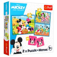 TREFL PUZZLE 93344 MİCKEY AND FRİENDS 2IN1 3+ 1