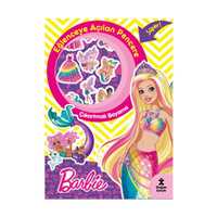 DOĞAN BOYAMA KİTABI BARBİE EĞLENCEYE AÇILAN PENCERE ÇIKARTMALI 1