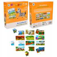 SUNMAN PUZZLE İLK KEŞİFLERİM NOR1535 SEVİMLİ DOĞA HAYVANLARI 24 PARÇA 18M+ 1