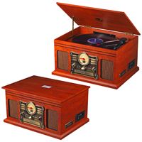 VOLKANO VİNTAGE PİKAP VK-3161WD BLUETOOTH WİRELESS USB KAYIT FM RADİO 1