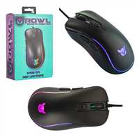 ROWL MOUSE KABLOLU RGM-03 SCOPS SİYAH RGB IŞIKLI 1