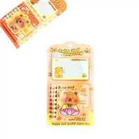 CAPYBARA MİNİ NOT DEFTERİ + POSTİT SET 303-2 1421 24 LÜ 1
