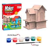 MORTOYS MAKETİX VİLLA 9790 AHŞAP BOYAMA 1
