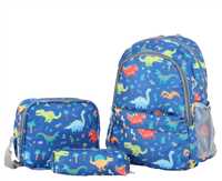 CAMBRİDGE POLO OKUL ÇANTASI PLCAN2079-303 DİNOZOR BESLENME+KALEM ÇANTASI 1