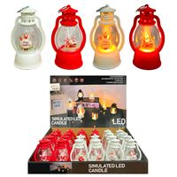 SİMULATED LED CANDLE FENER HS14087 YILBAŞI SÜSÜ PİLLİ IŞIKLI PLASTİK KÜÇÜK 24 LÜ 1