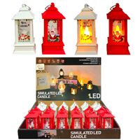 SİMULATED LED CANDLE FENER HS14088 YILBAŞI SÜSÜ PİLLİ IŞIKLI PLASTİK KÜÇÜK 24 LÜ 1