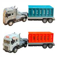 CAN ALİ TOYS SÜRTMELİ TIR KLX800-217 METAL DİE CAST SESLİ IŞIKLI 2 RENK 1:24 6 LI 3+ 2