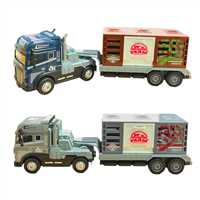 CAN ALİ TOYS SÜRTMELİ TIR KLX800-223 METAL DİE CAST SESLİ IŞIKLI 2 RENK 1:24 6 LI 3+ 2