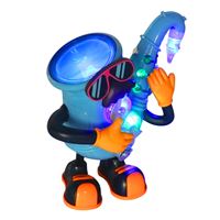 AKZ MR ROCK 0811-19 YÜRÜYEN SAKSAFON MÜZİKLİ IŞIKLI PİLLİ 3+ PLASTİK OYUNCAK 2
