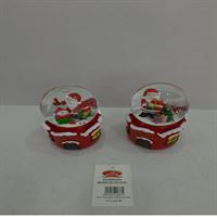 YLZ PİLLİ IŞIKLI FANUS NOEL BABA KAR KÜRESİ YLZ62 1