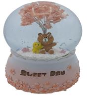 YLZ IŞIKLI FANUS AĞAÇLI KAR KÜRESİ YLZ82 1